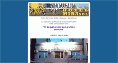 Desktop Screenshot of mirasolhotel.com.ar